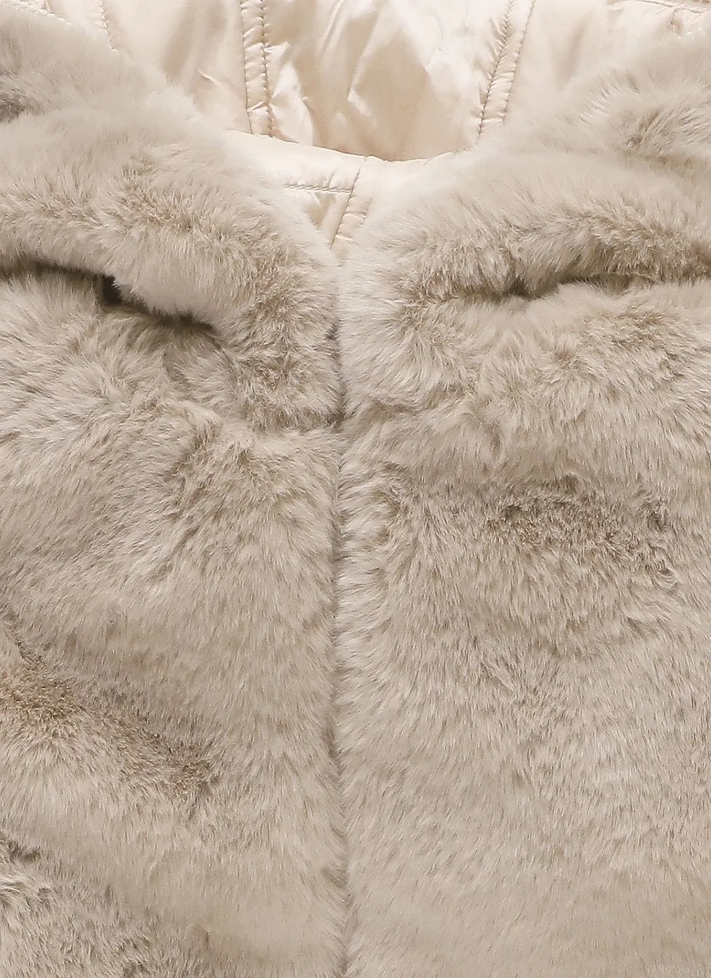 Save The Duck Kids Faux Fur Hooded Jacket