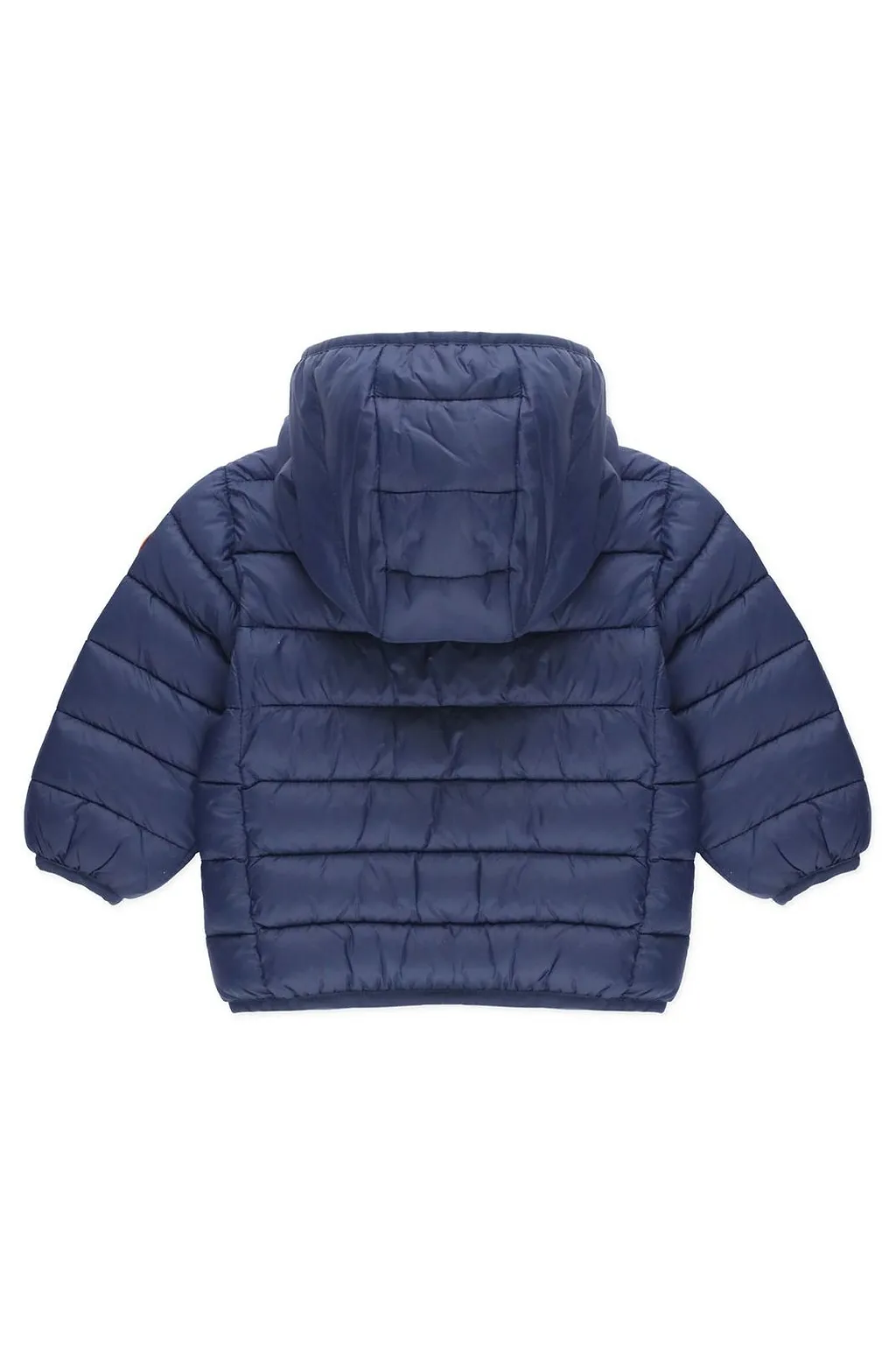 Save The Duck Kids Logo Patch Hooded Jacket
