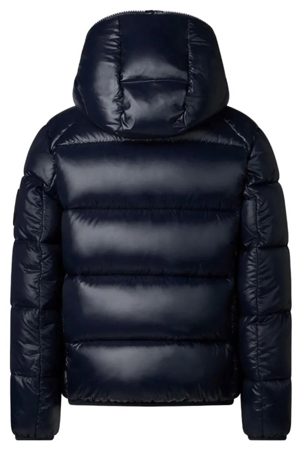 Save The Duck Kids Logo Patch Hooded Jacket