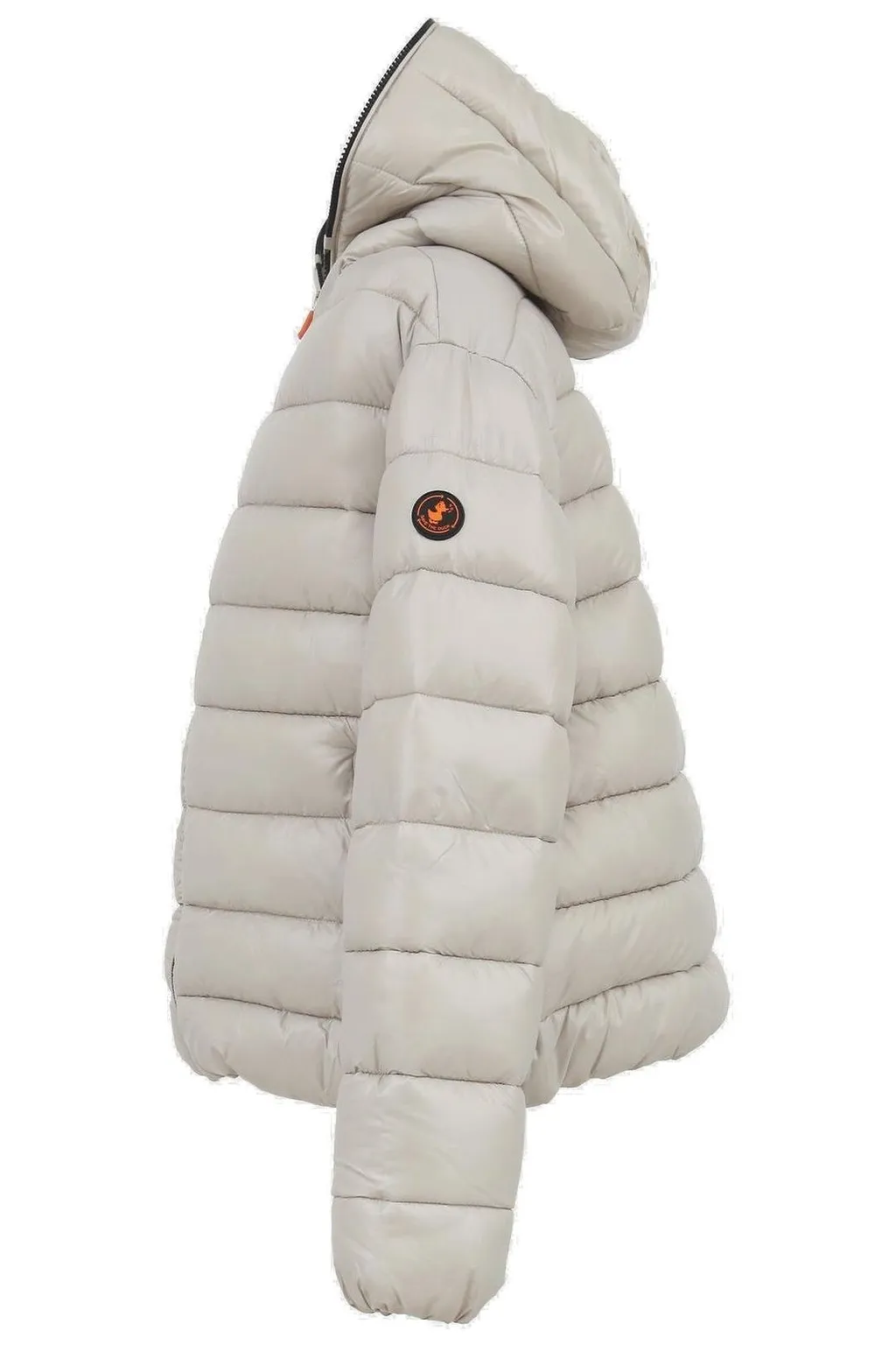 Save The Duck Kids Logo Patch Hooded Jacket