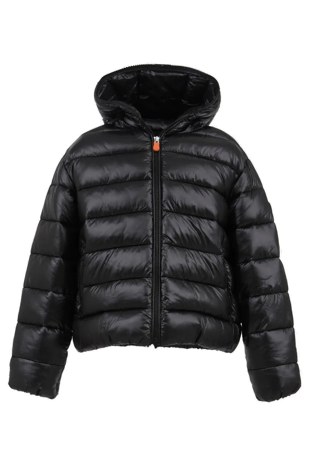 Save The Duck Kids Logo Patch Hooded Jacket