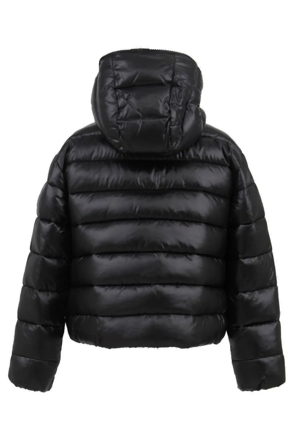 Save The Duck Kids Logo Patch Hooded Jacket