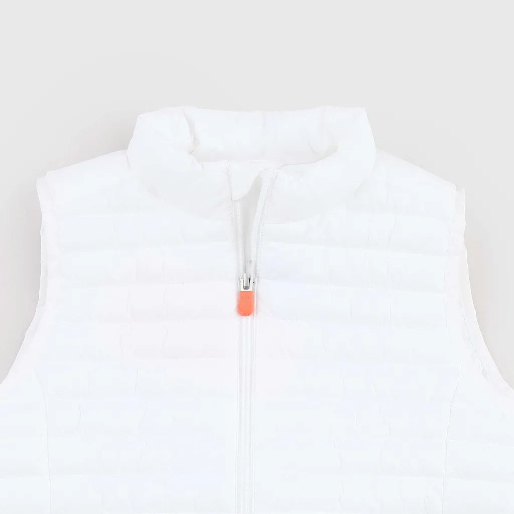 Save The Duck Kids Logo Patch Quilted Jacket