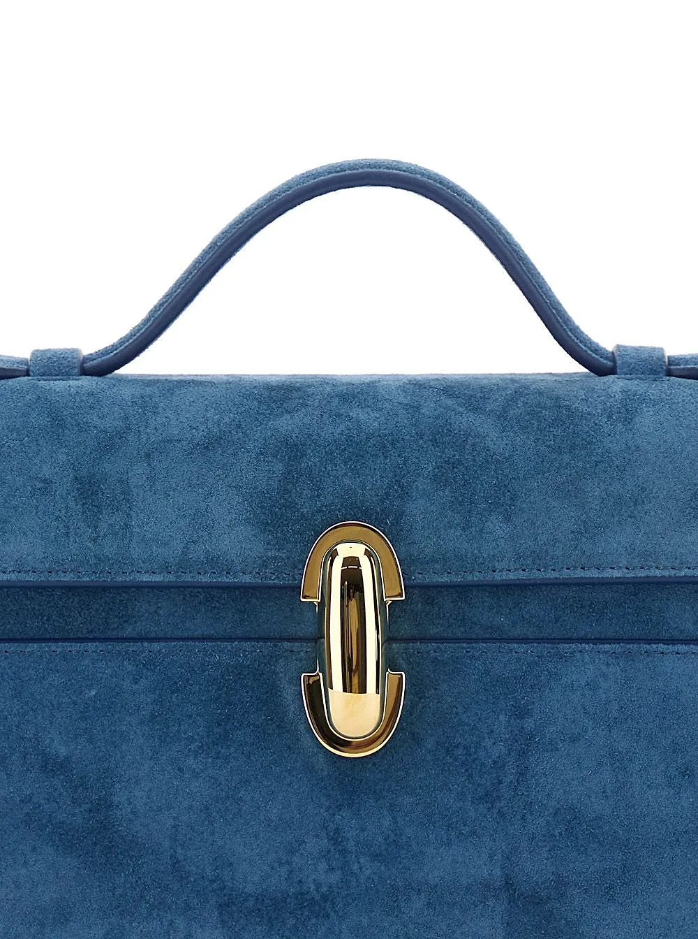 Symmetry Suede Clutch Bag