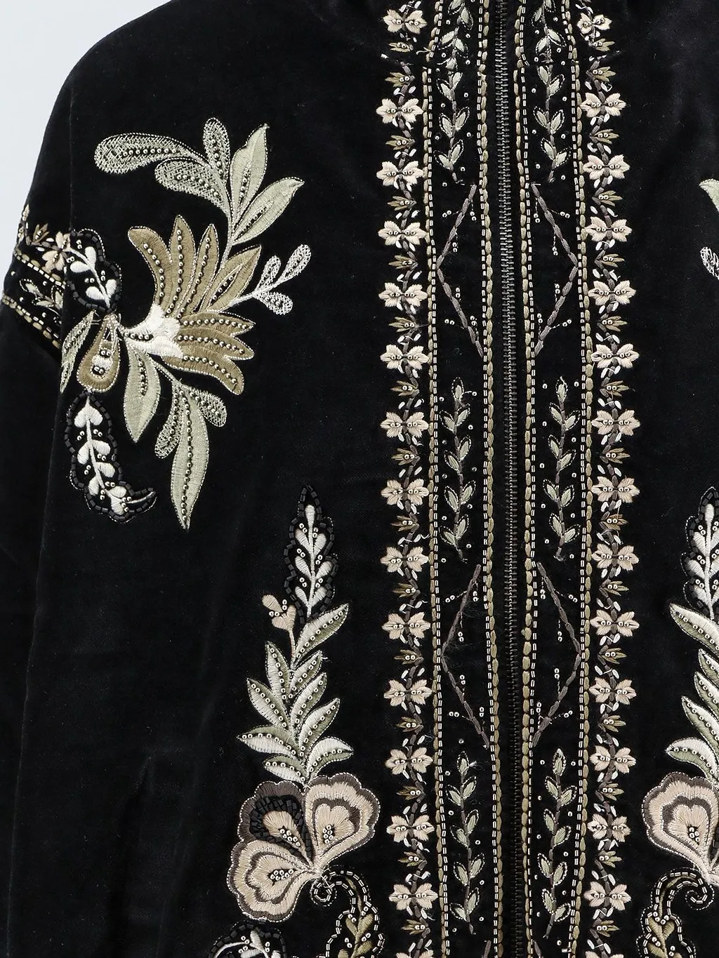 Scarlett Poppies Embroidered Zip Jacket