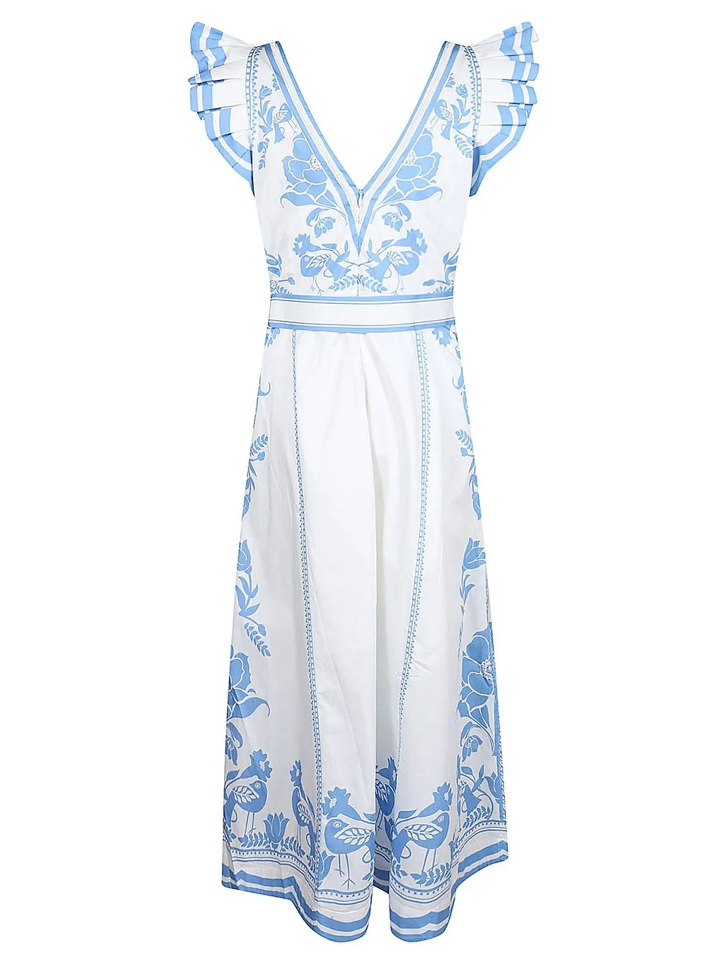 Scarlett Poppies Valmira Printed Belted Dress