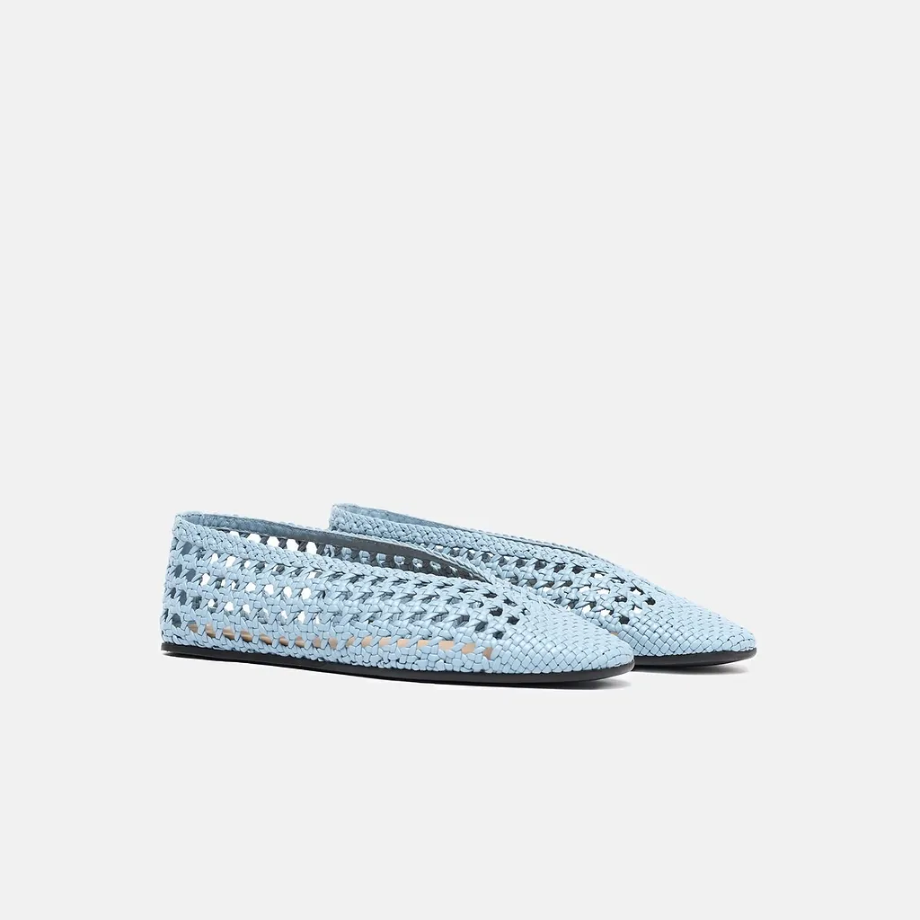 Ella Woven Ballet Flats