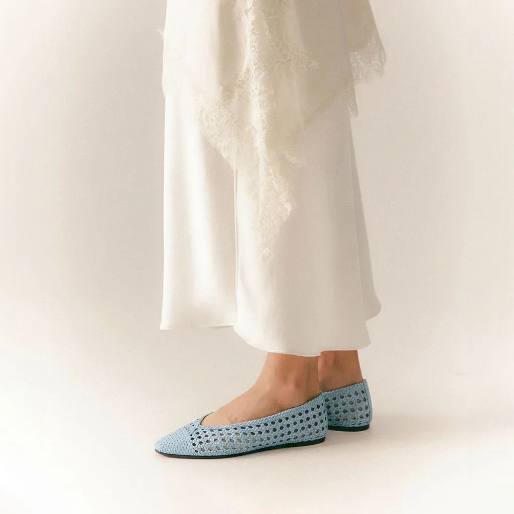 Ella Woven Ballet Flats