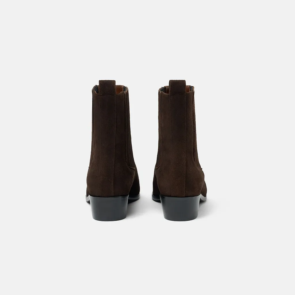 Olivia Suede Chelsea Boots