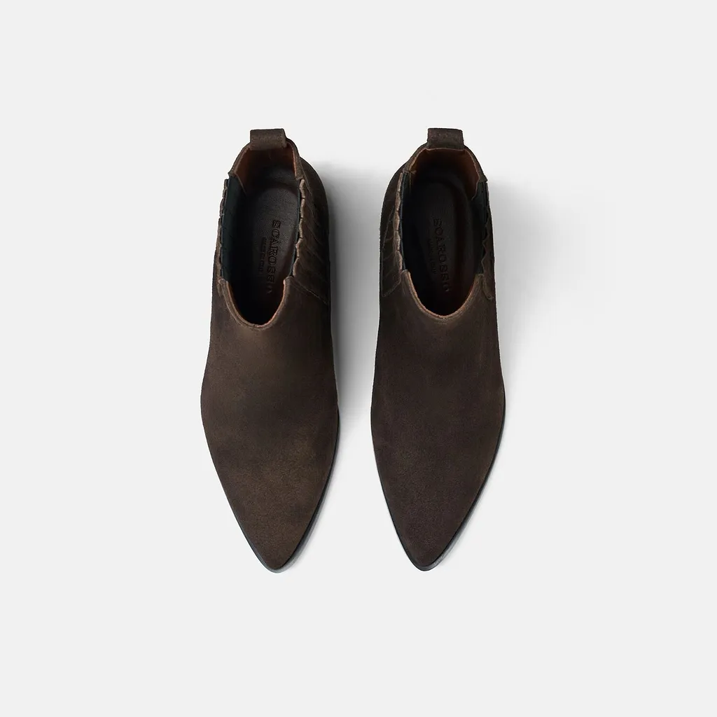 Olivia Suede Chelsea Boots