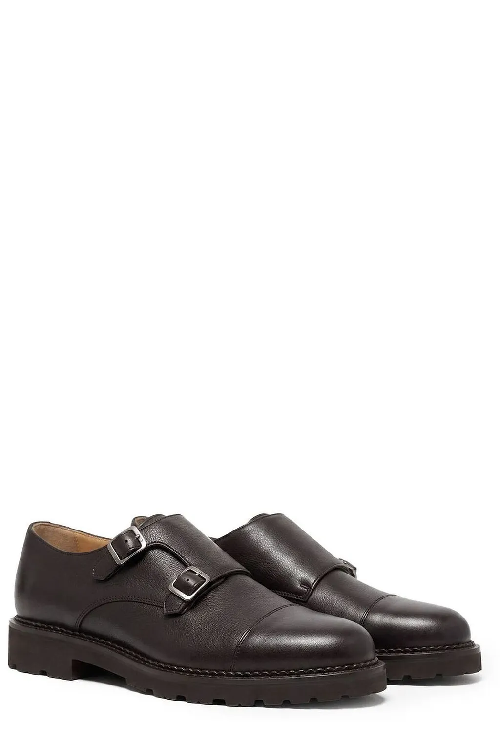 Oswald Grain Monk Shoes