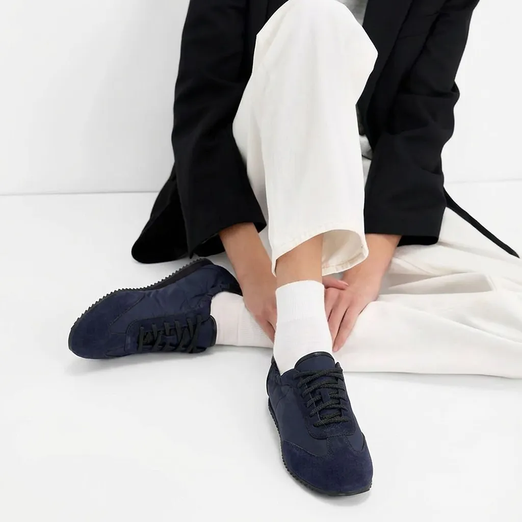 Riley Nylon Low-Top Sneakers
