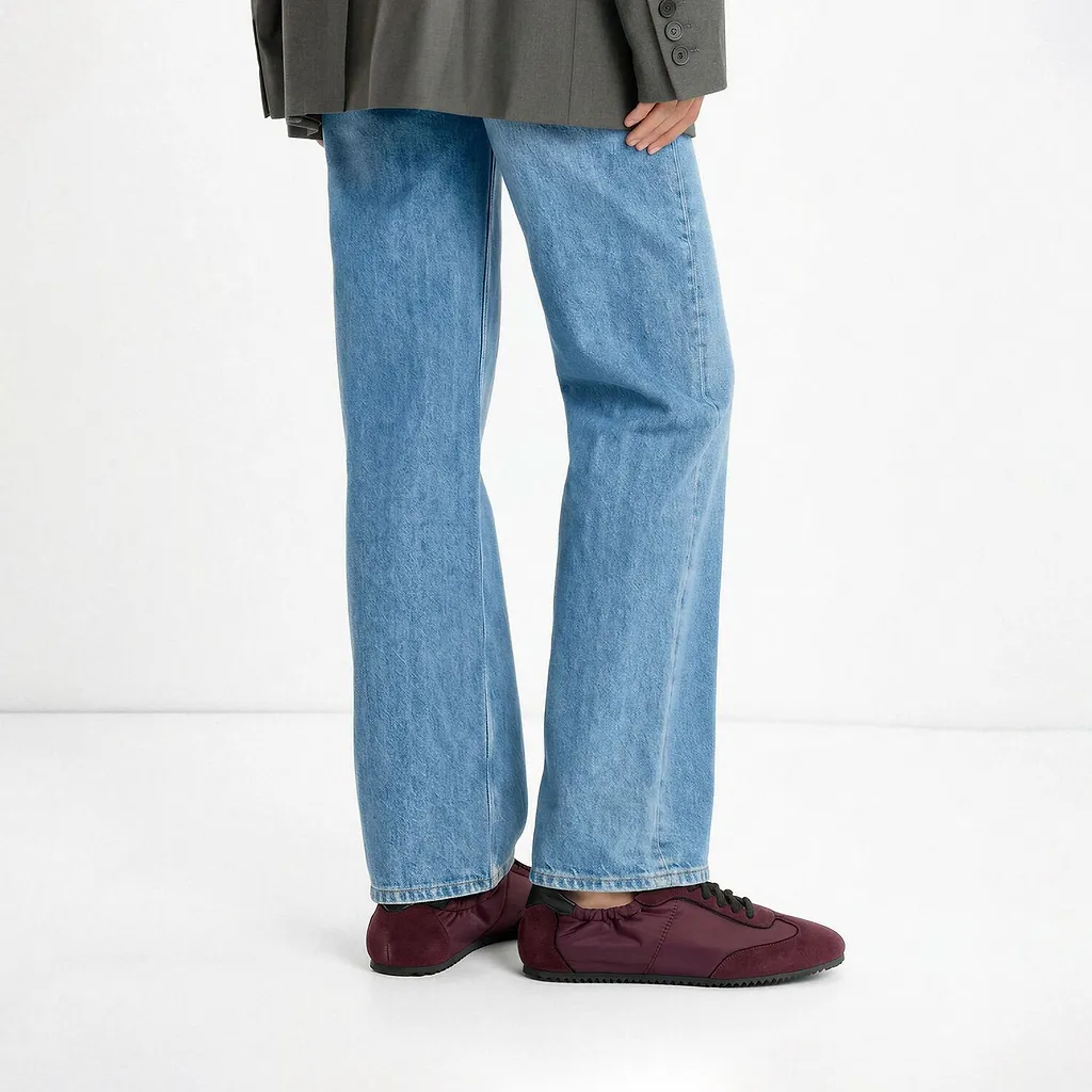 Riley Nylon Low-Top Sneakers