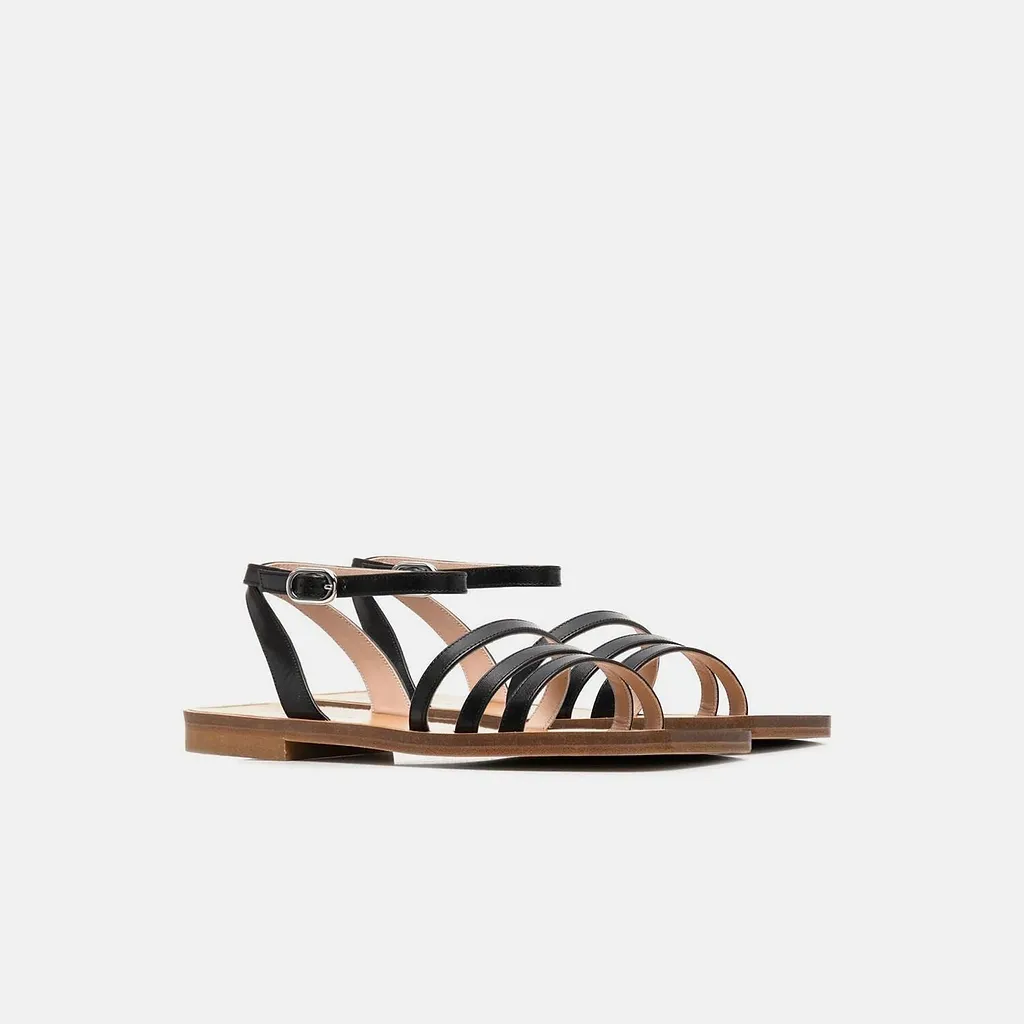 Sarah Strappy Flat Sandals