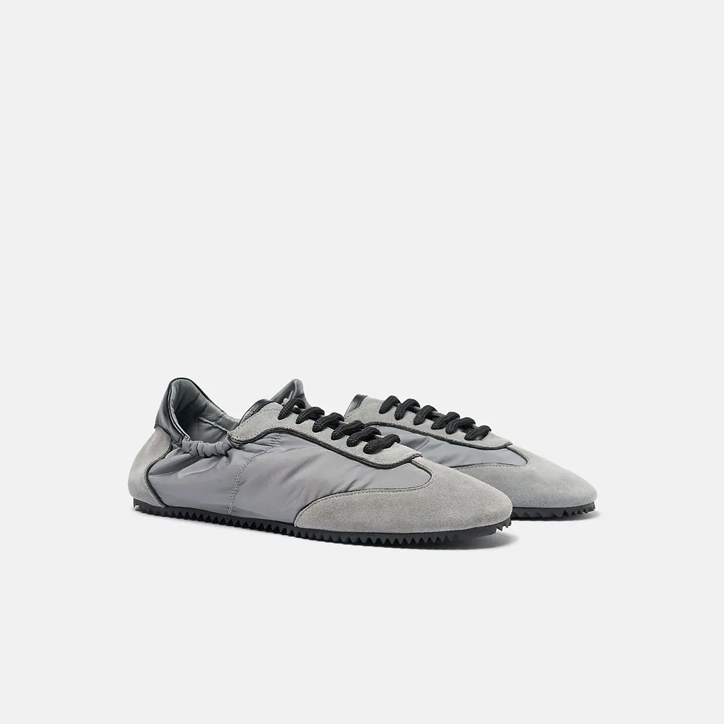 Riley Nylon Low-Top Sneakers