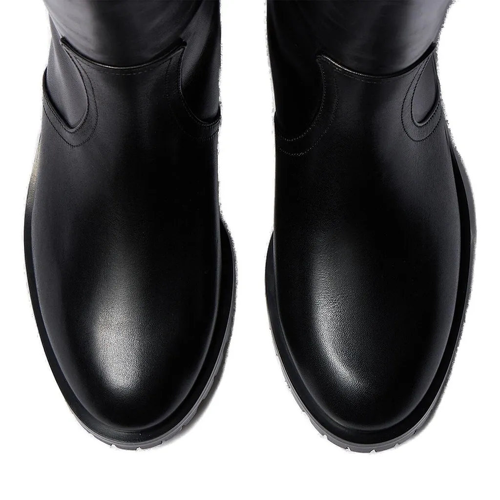 Sofia Slip-On Knee-High Boots