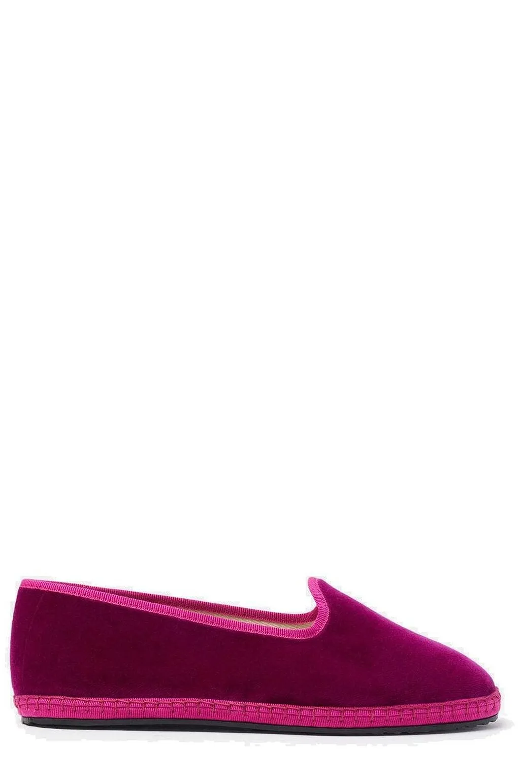 Valentina Velvet Flat Shoes