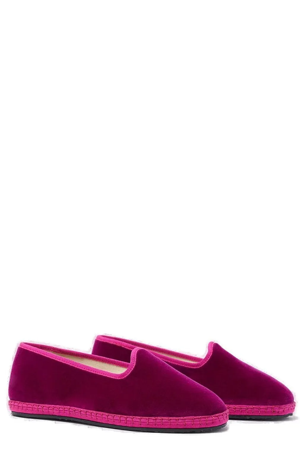 Valentina Velvet Flat Shoes