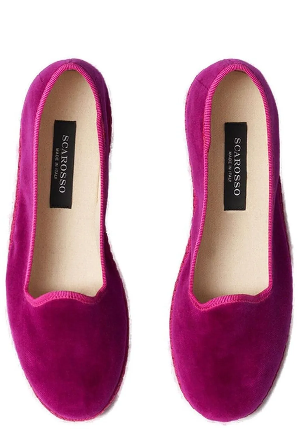 Valentina Velvet Flat Shoes