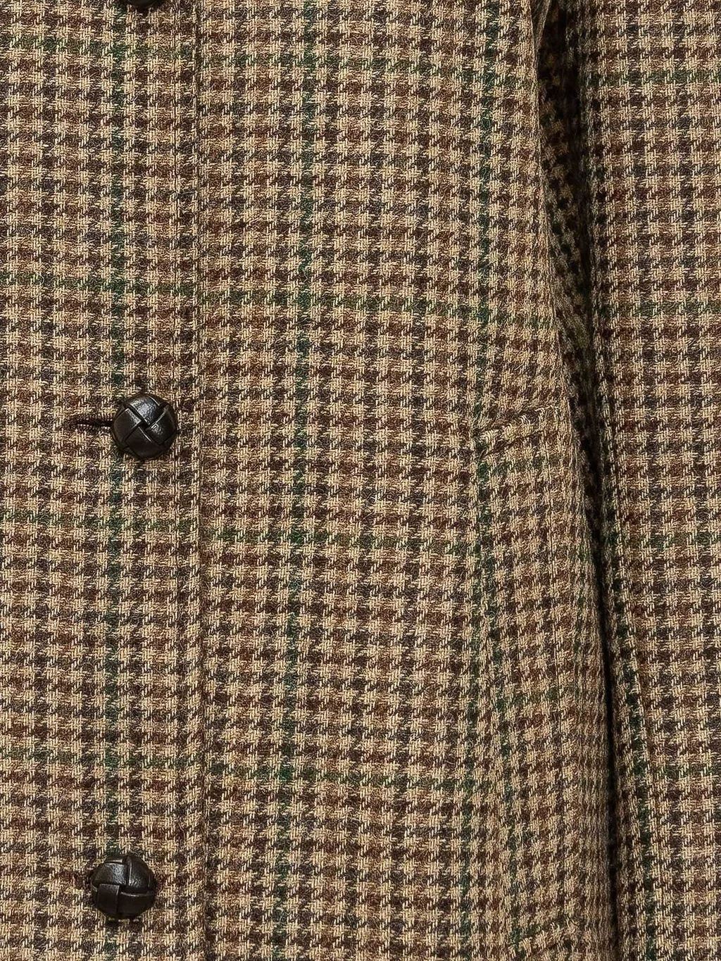 Lena Houndstooth Long Coat