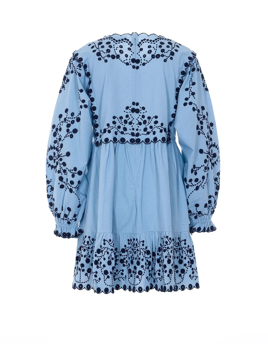 Sea New York Frances Embroidered Mini Dress