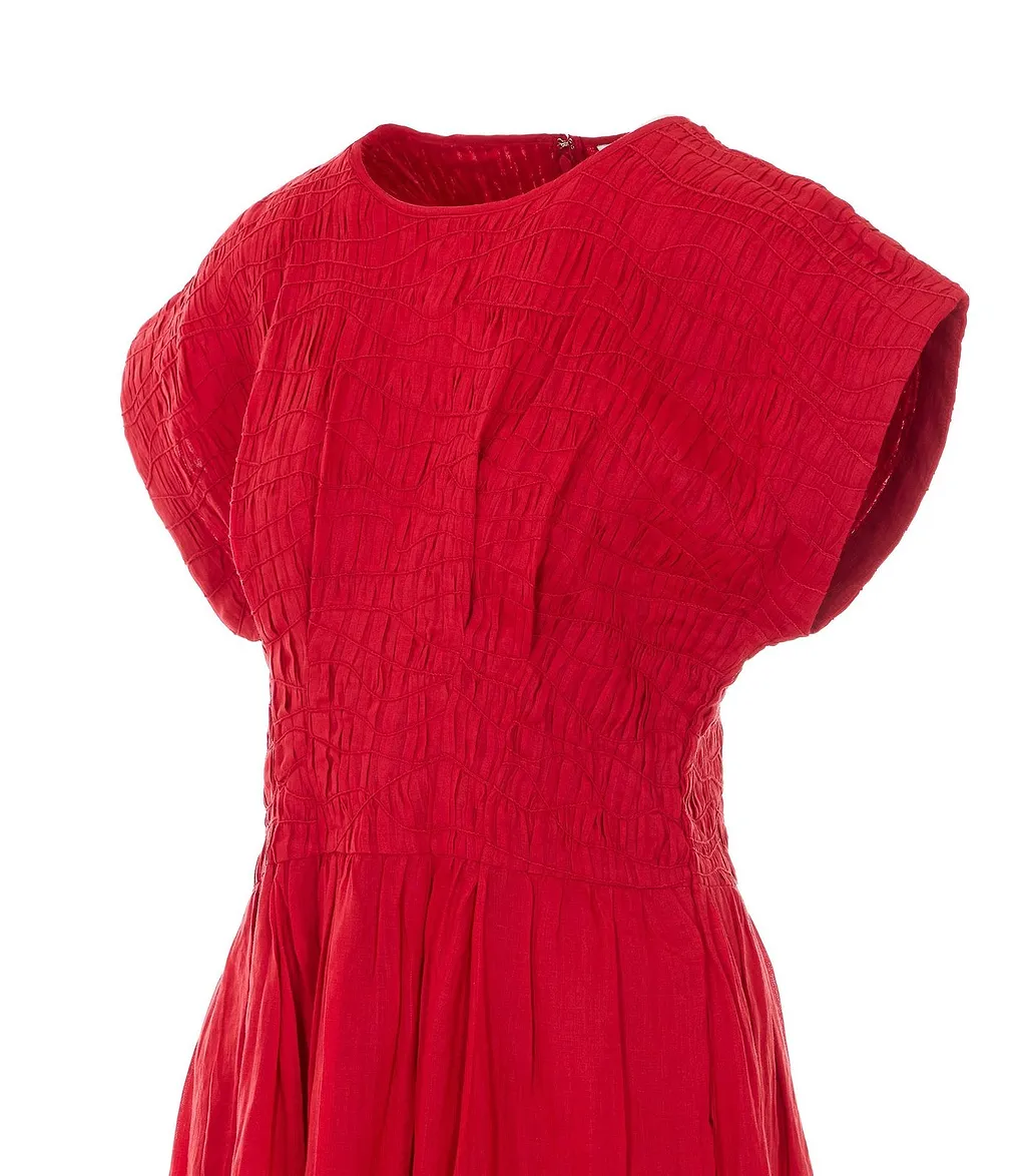 Sea New York Imogen Textured Maxi Dress