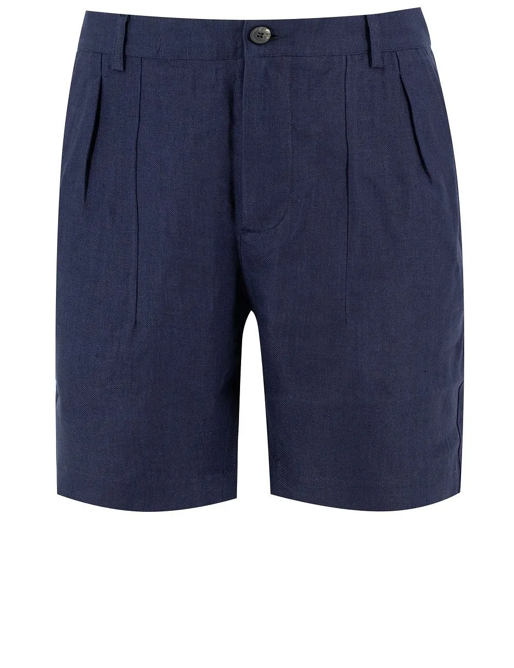 Pleated Bermuda Shorts