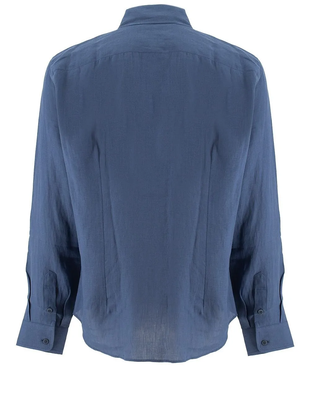 Sease Patch-Pocket Fitted Shirt