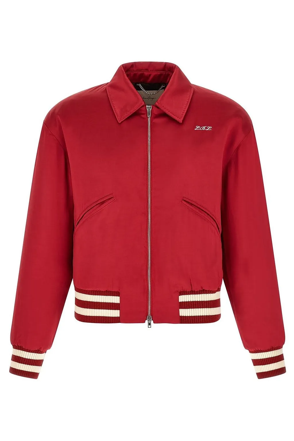 Second/Layer Aces Satin Bomber Jacket