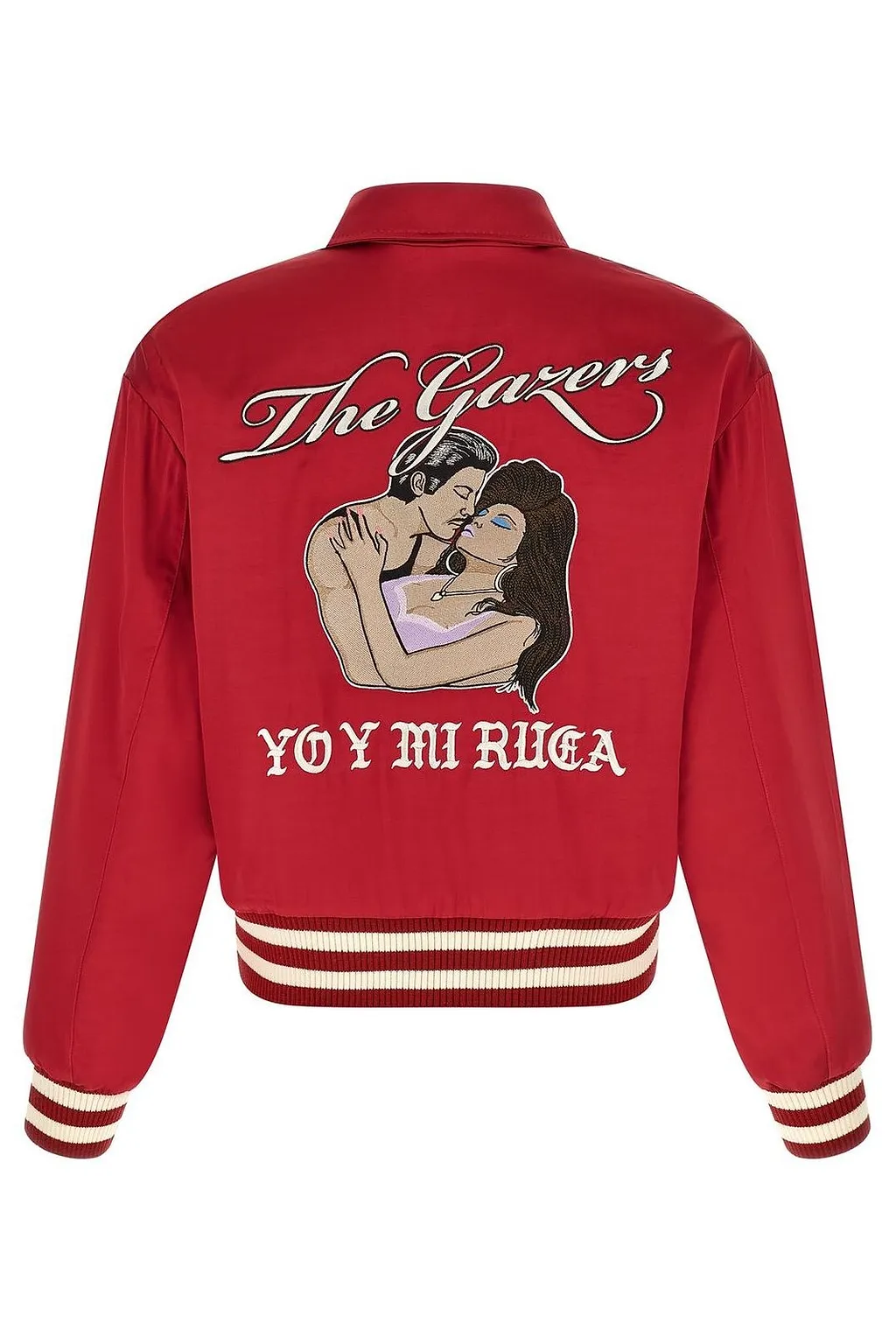 Second/Layer Aces Satin Bomber Jacket