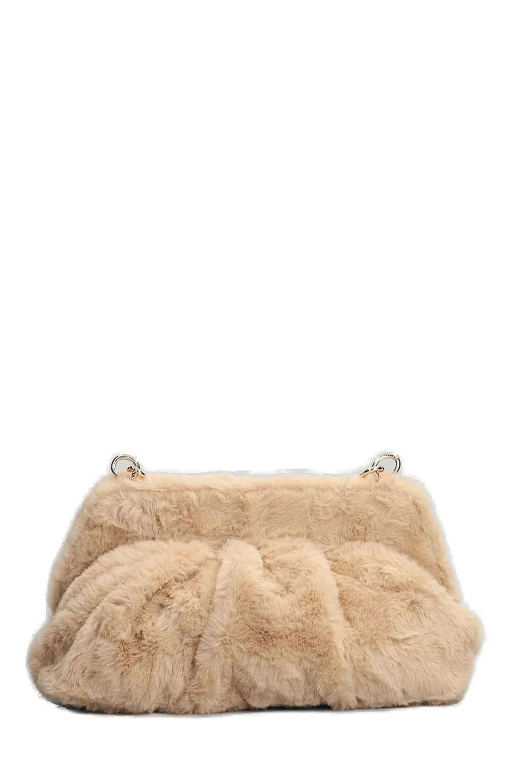 Secret Pon Pon Margaret Fur Medium Shoulder Bag