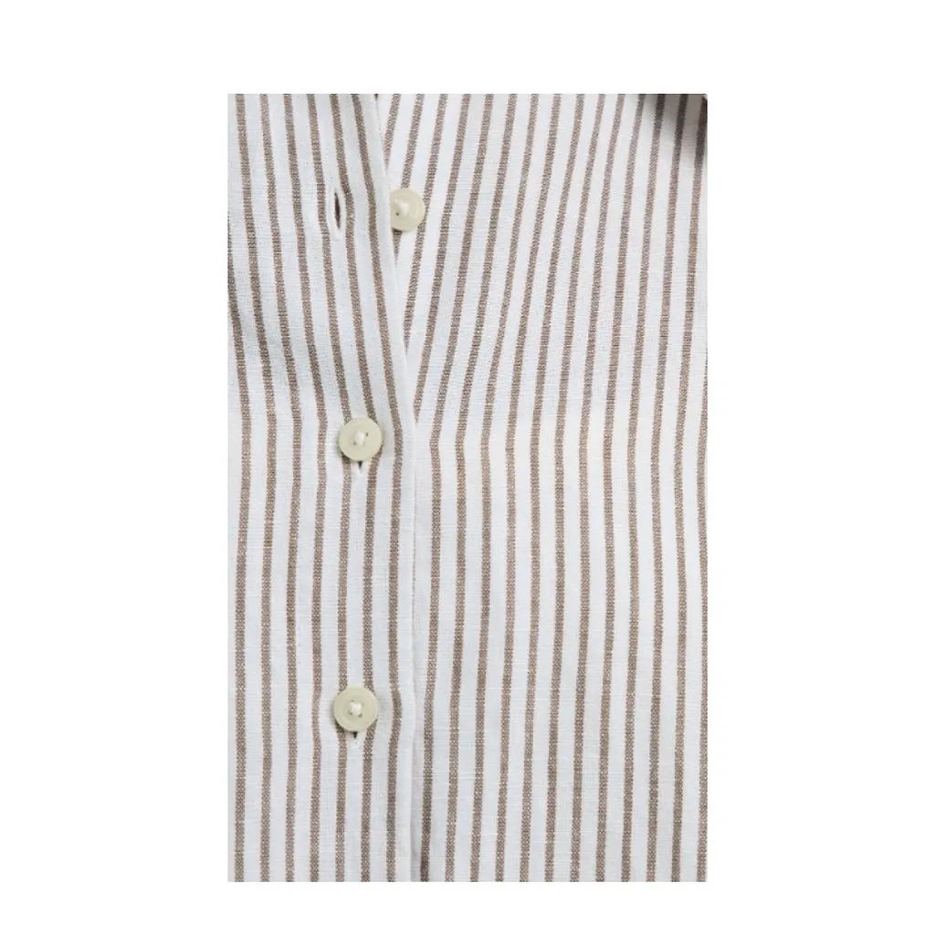Selected Striped Button-Up Shirt