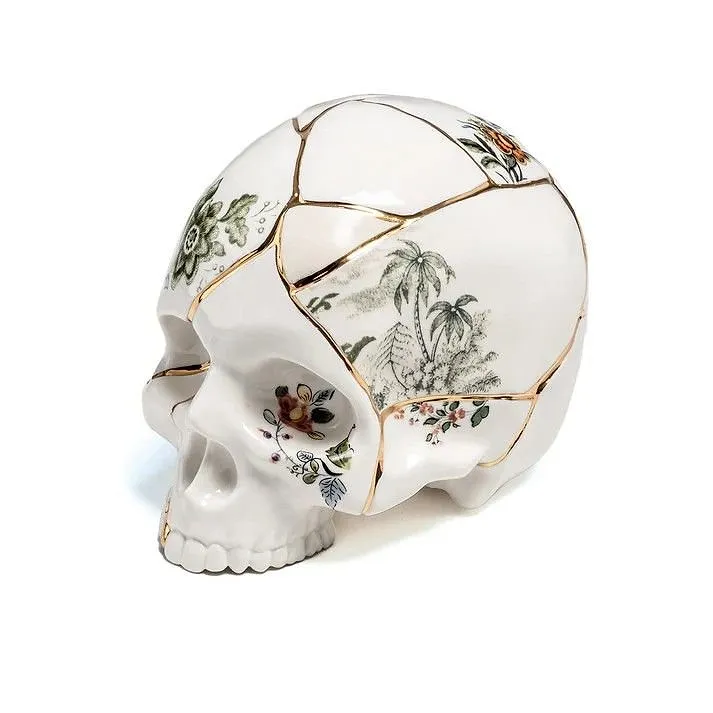 Kintsugi Skull
