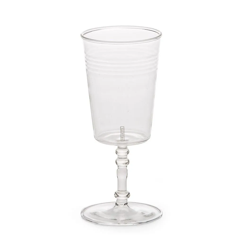 Seletti Set Of 6 Wine Glasses
