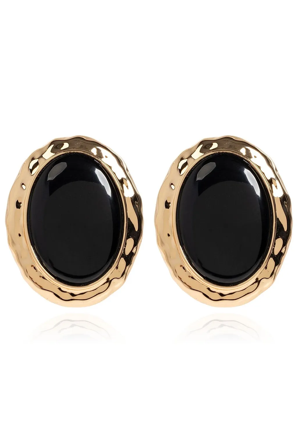 Self-Portrait Hammered Earrings