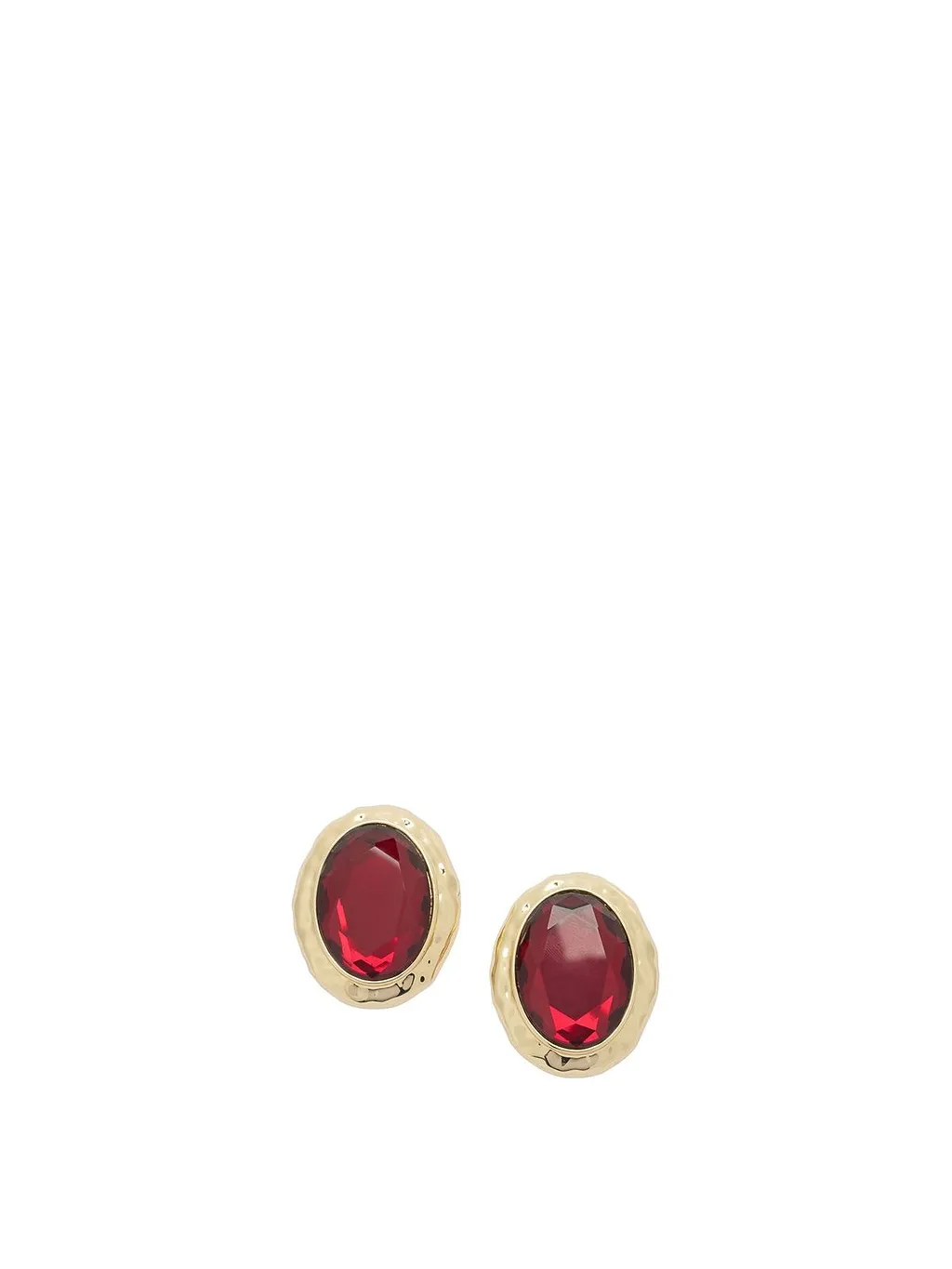 Self-Portrait Hammered Earrings
