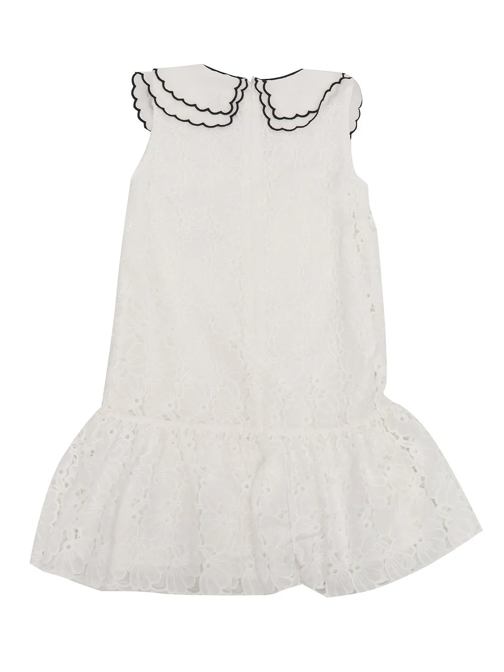 Self-Portrait Kids Sleeveless Floral Chiffon Dress