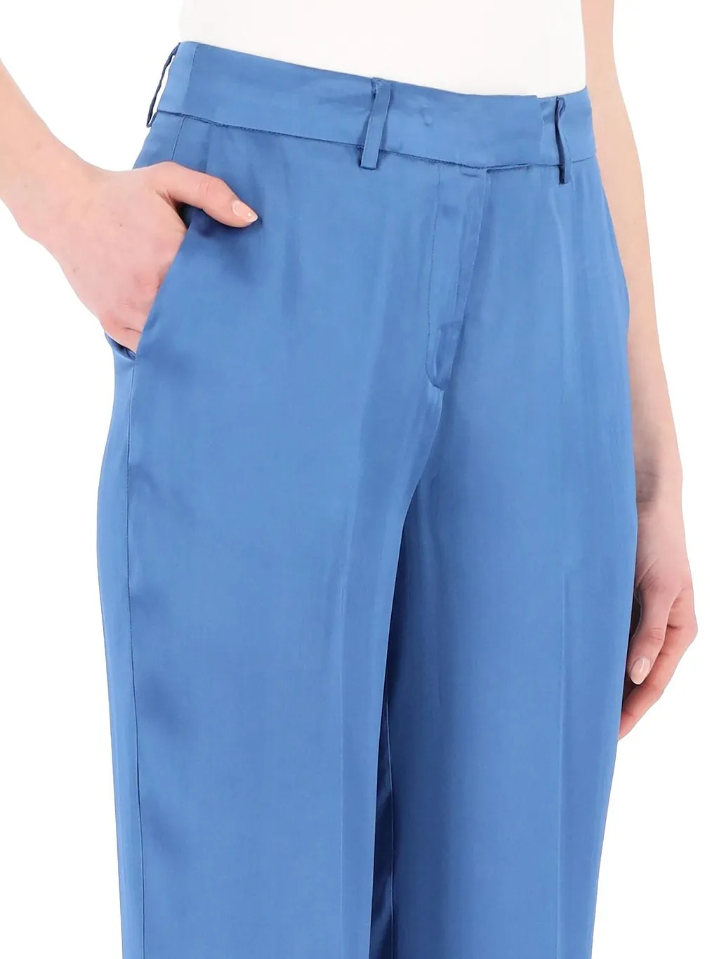 Semicouture Tailored Wide-Leg Pants