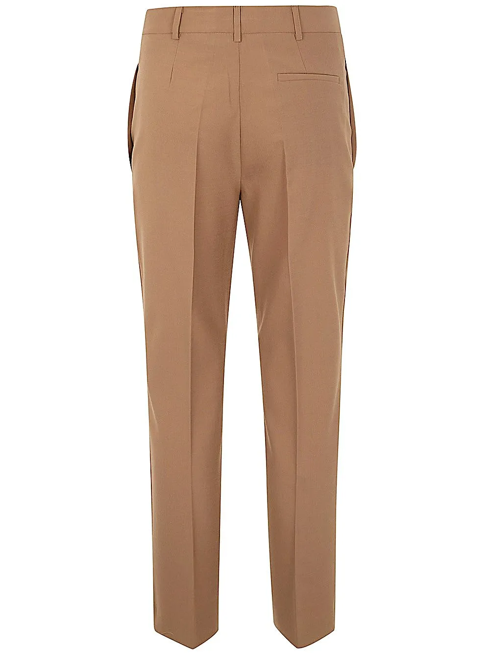 Slim-Leg Tailored Cropped Trousers