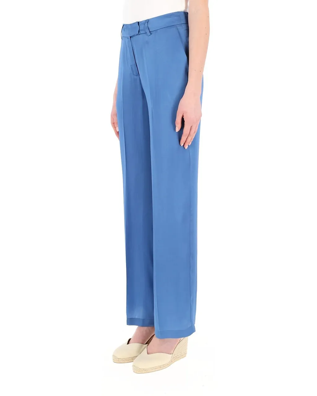 Semicouture Tailored Wide-Leg Pants
