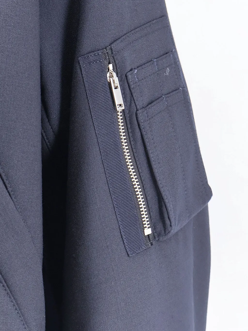 Zip Pocket Bomber Jacket