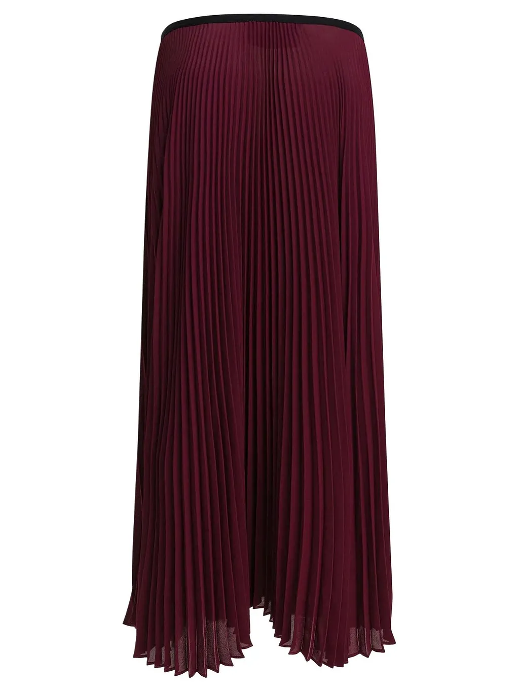 Elasticized Pleated Skirt