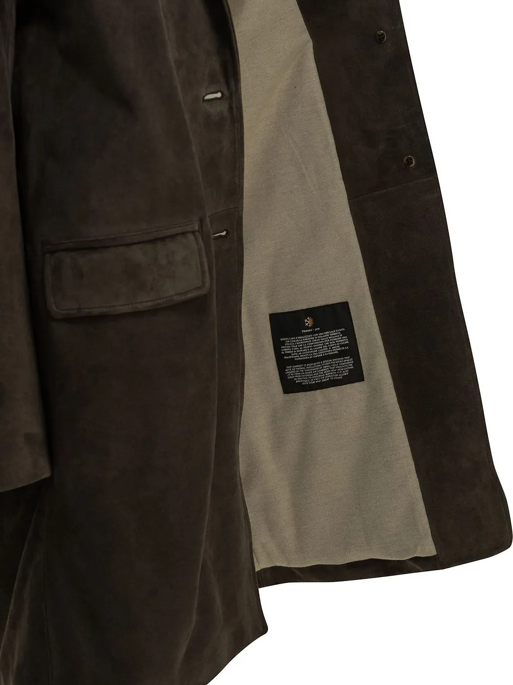 Semper Padded Suede Coat
