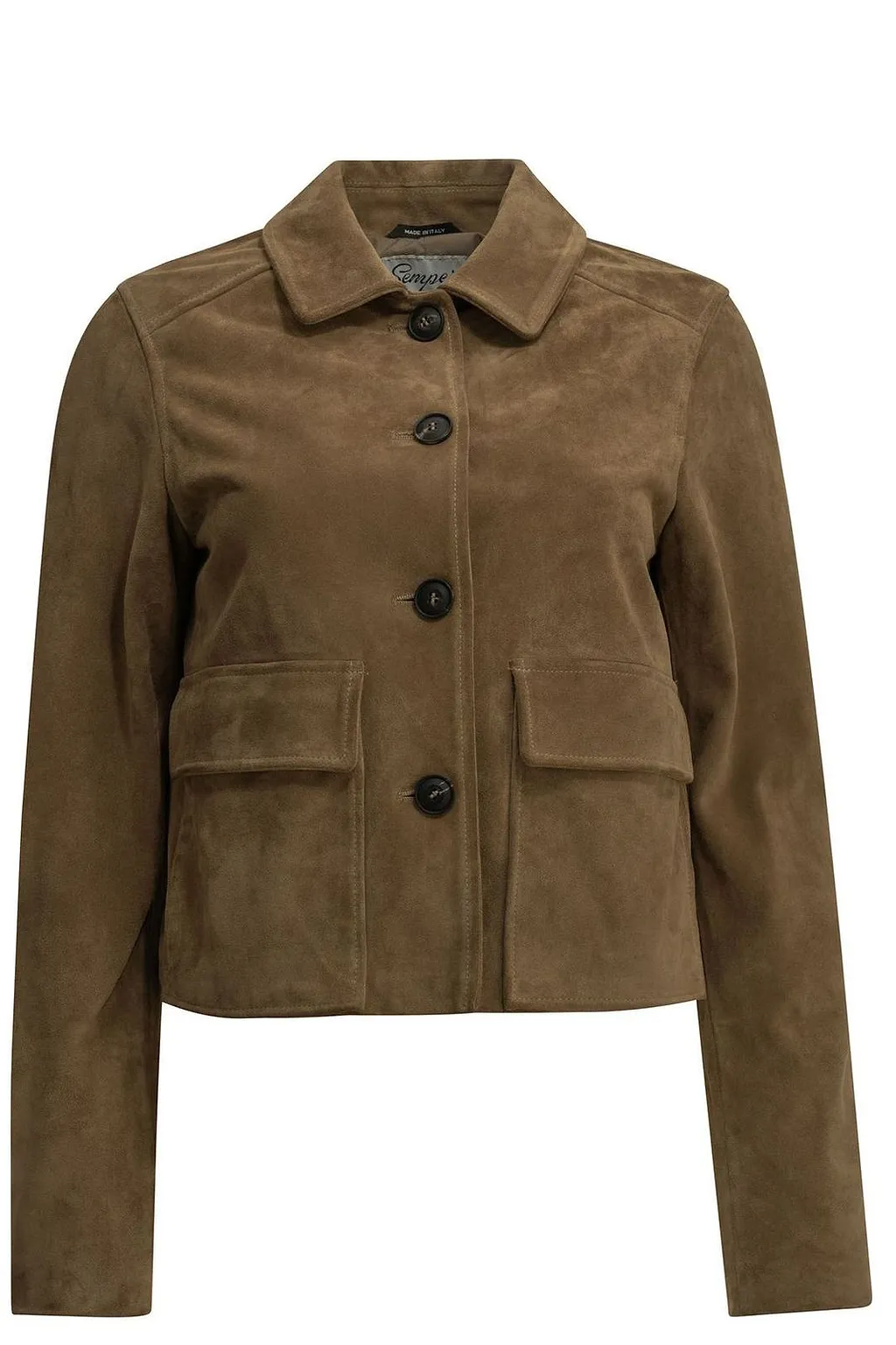 Semper Cropped Suede Jacket