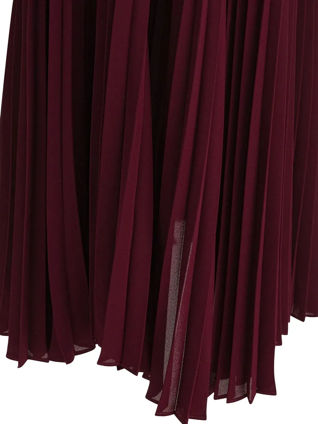 Elasticized Pleated Skirt