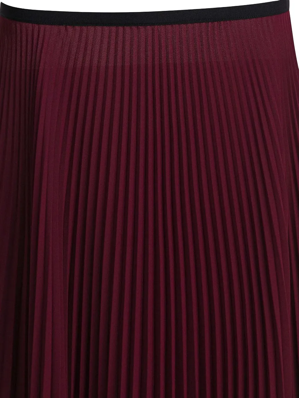 Elasticized Pleated Skirt