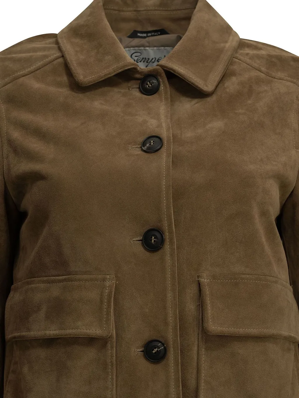 Semper Cropped Suede Jacket