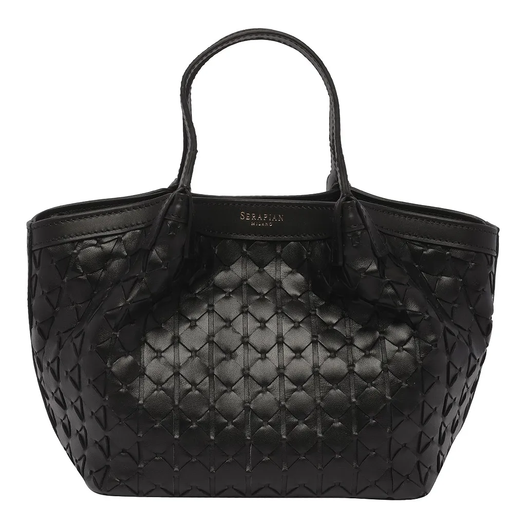 Serapian Mini Secret Mosaico Top Handle Bag
