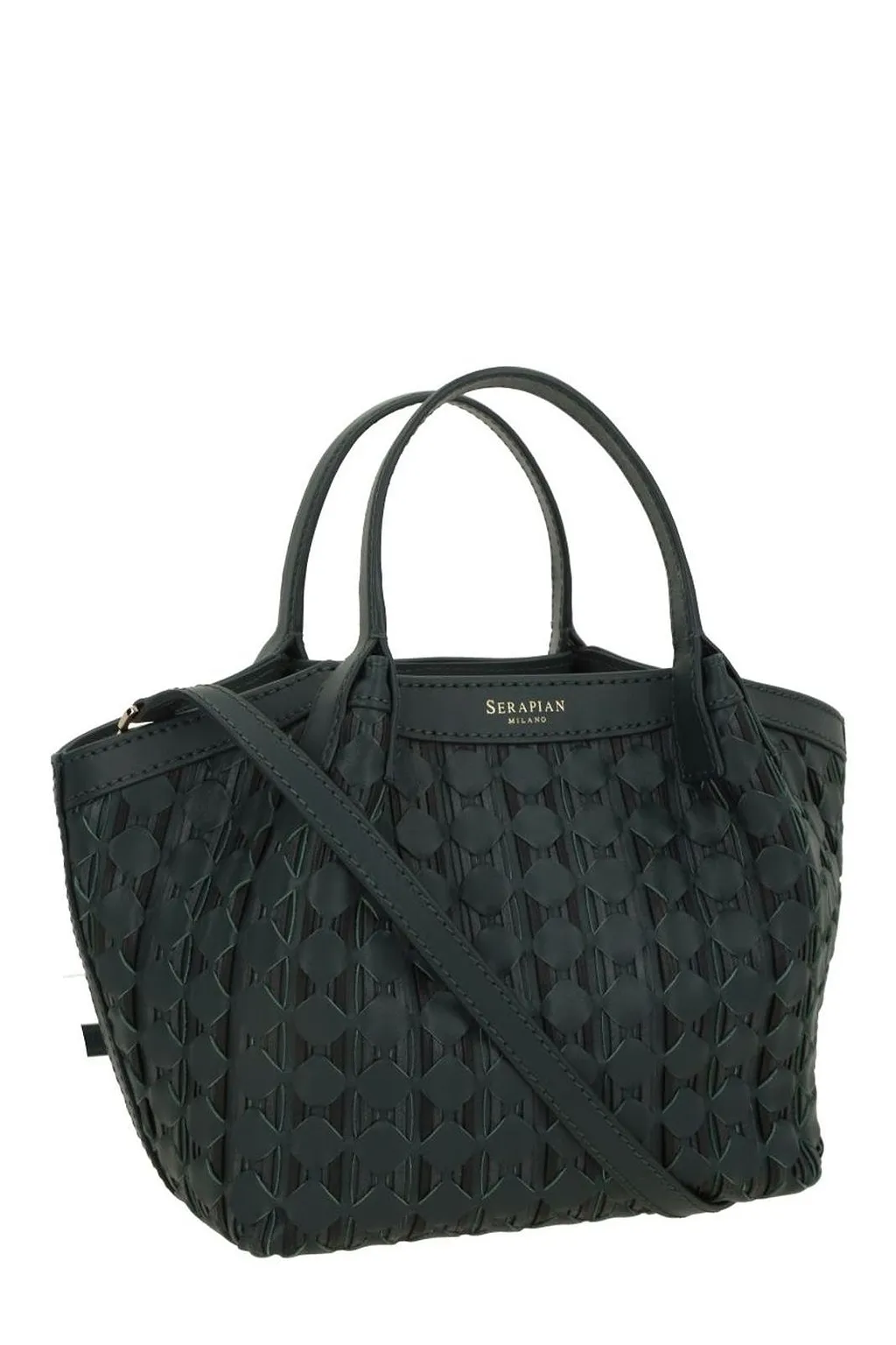 Logo Stamp Top Handle Bag