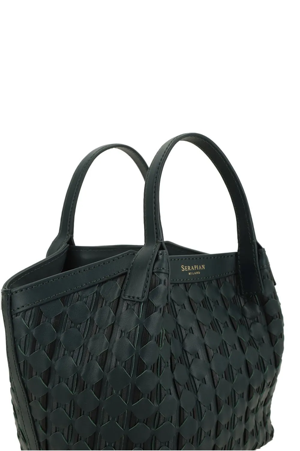 Logo Stamp Top Handle Bag